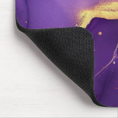 Tapis De Souris Galaxie de marbre pourpre (Coin)