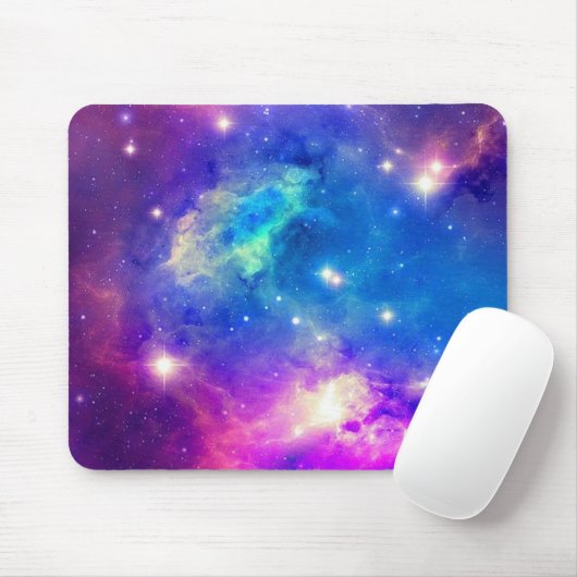 Tapis De Souris Galaxie Mousepad (Avec souris)