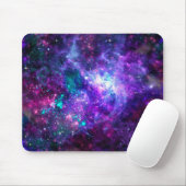 Tapis De Souris Galaxie spatiale violette Espace cosmique Rose sar (Avec souris)