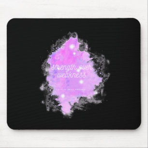 Tapis De Souris Galaxie sur la faiblesse - Alopecia Areata Sensibi