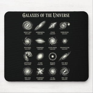 Tapis De Souris Galaxies de l'univers carte d'astronomie de l'espa