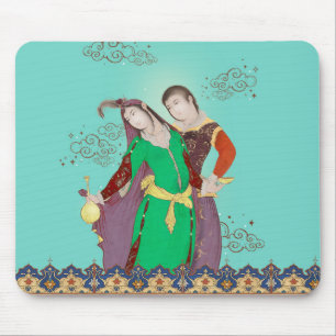Tapis De Souris Galaxy Couple Mousepad