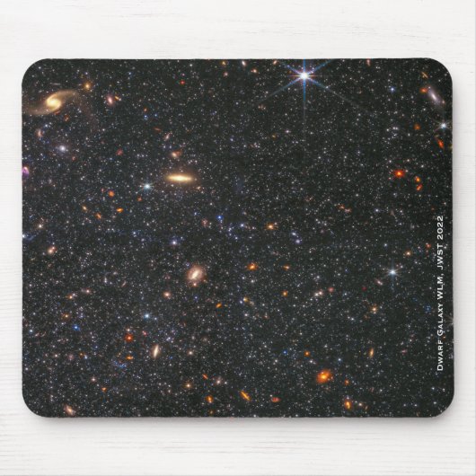 Tapis De Souris Galaxy naine WLM James Webb Telescope spatial Hi-R (Devant)