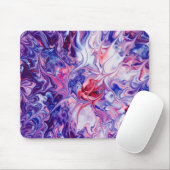 Tapis De Souris Galaxy Nebula Liquid Marble Acrylic Pour Mousepad (Avec souris)