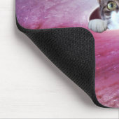 Tapis De Souris Galaxy Space Cats LOL Funny Mousepad (Coin)