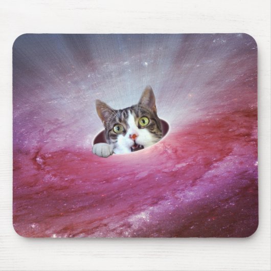 Tapis De Souris Galaxy Space Cats LOL Funny Mousepad (Devant)