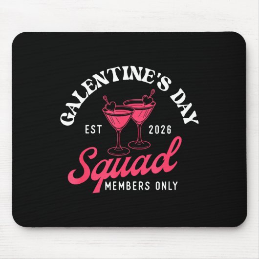 Tapis De Souris Galentine's Day Squad - Galentine's Day Gals Siste (Devant)