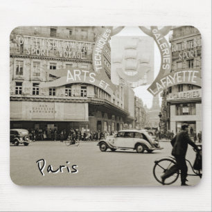 Tapis De Souris Galeries Lafayette Paris Haussmann 1940 Photograph