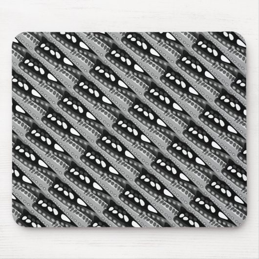 Tapis De Souris Galets dans l'art gris de la nuit (Devant)