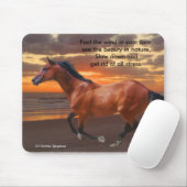 Tapis De Souris Galloping Thoroughbred Ocean Mousepad (Avec souris)