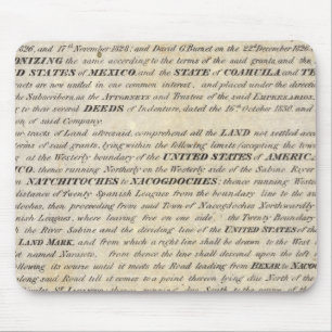 Tapis De Souris Galveston Bay et Texas Land Company