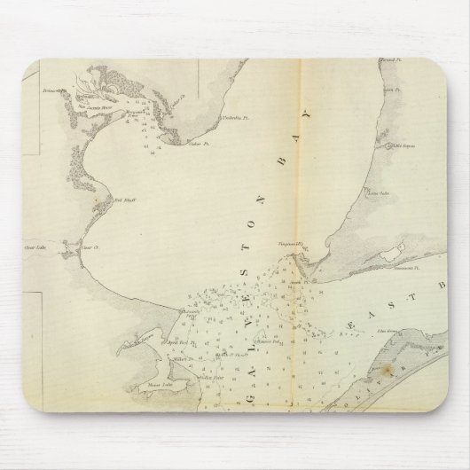 Tapis De Souris Galveston Bay, Texas (Devant)
