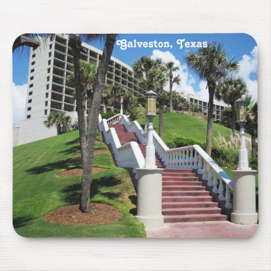 Tapis De Souris Galveston, Texas - Escalier-au-Ciel- Mousepad (Devant)