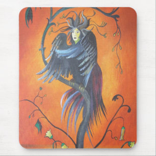 Tapis De Souris Gamaun The Prophetic Bird With Ruffled Feathers