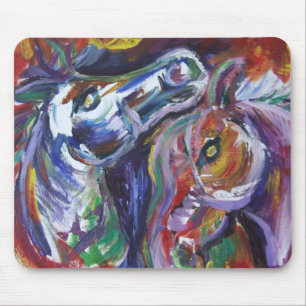 Tapis De Souris Gambadent 18' acrylique de x 24 sur la toile