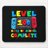 Tapis De Souris Game Controller Level 100 Days Of School Complete (Devant)