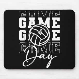 Tapis De Souris Game Day Sports Game Day Volleyball