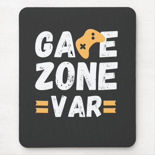 Tapis De Souris Game Zone VAR Text Design (Devant)