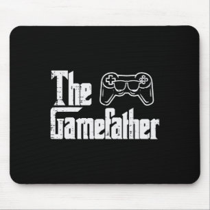 Tapis De Souris Gamefather Fun Gaming Fête des pères Parody Gamer