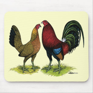 Tapis De Souris Gamefowl Pair
