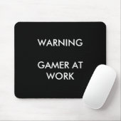 Tapis De Souris Gamer au travail Mousepad (Avec souris)