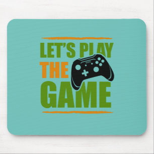 Tapis De Souris Gamer Cadeau Jouons au jeu
