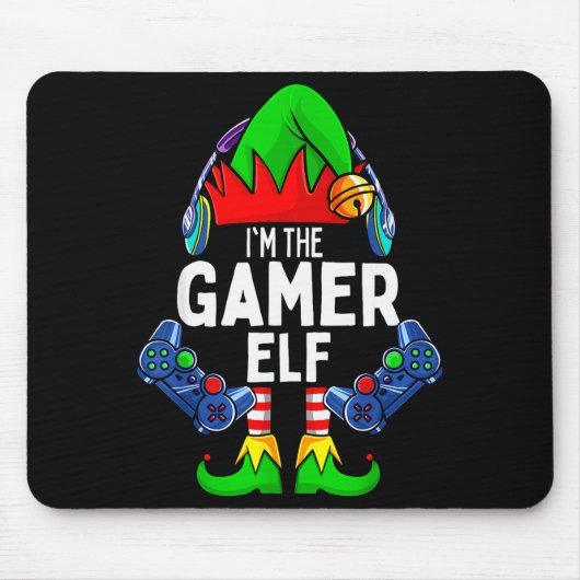 Tapis De Souris Gamer Elf Matching Family Christmas  (Devant)