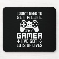 Gamer Gift Je Suis Un Gamer J'Ai Beaucoup De Vies