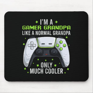 Tapis De Souris Gamer Grand-pa Jeu Jeu de jeu Chemise Drôle Jeu Vi