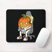 Tapis De Souris Gamer Halloween Jackolantern Scandale Jeux Garçons (Avec souris)