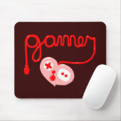 Tapis De Souris Gamer Heart (Avec souris)