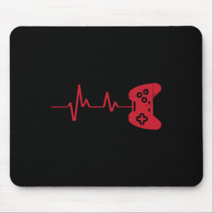 Tapis De Souris Gamer Heartbeat contrôleur de jeu Jeux Garçons Enf
