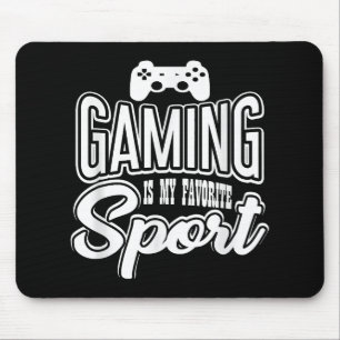 Tapis De Souris Gamer - Jouer Est Mon Sport Préféré