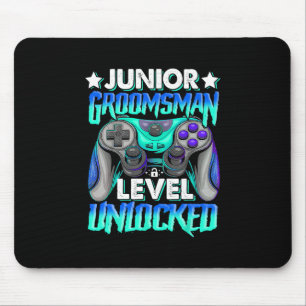 Tapis De Souris Gamer Junior Garçon d'Honneur Niveau Débloqué Jeu 