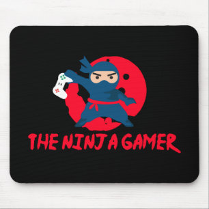 Tapis De Souris Gamer - le Gamer de Ninja - idée de cadeau