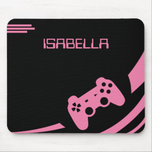 Tapis De Souris Gamer Light Pink Modern Gaming Nom personnalisé