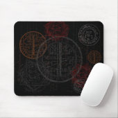Tapis De Souris Gamer Magic : Occult Picatrix (Avec souris)