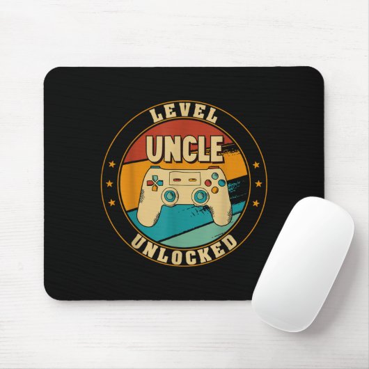 Tapis De Souris Gamer New Uncle Dad Mom Baby Announcement Pregnanc (Avec souris)
