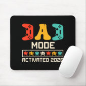 Tapis De Souris Gamer Papa Mode Activé 2026 Funny Future Père (Avec souris)