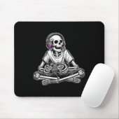 Tapis De Souris Gamer Skeleton Halloween (Avec souris)