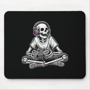 Tapis De Souris Gamer Skeleton Halloween
