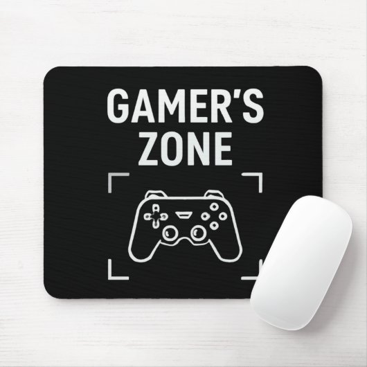 Tapis De Souris GAMER'S ZONE Minimalist Gaming MousePad (Avec souris)