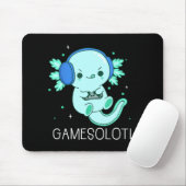 Tapis De Souris Gamesolotl Axolotl Gamer (Avec souris)