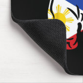 Tapis De Souris Gant De Boxe Au Drapeau Des Philippines (Coin)