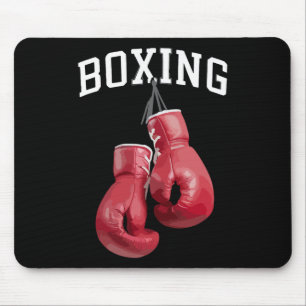 Tapis De Souris Gants de boxe audacieux Amateur de boxe Kickboxing