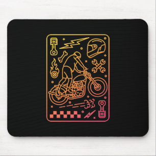 Tapis De Souris Garage de moto personnalisé 2