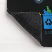 Tapis De Souris Garbage Day Recycling Truck Kids Boys Toddlers Gir (Coin)