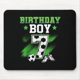 Tapis De Souris Garçon 7 ans Anniversaire Football 7 Ans Sport Gar