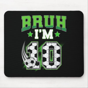 Tapis De Souris Garçon de 10 ans pour son anniversaire Football Me