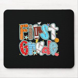 Tapis De Souris Garçon de première année de baseball basketball fo